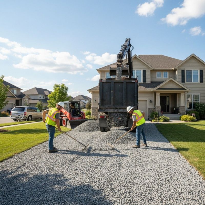 Gravel Driveway Grading Service